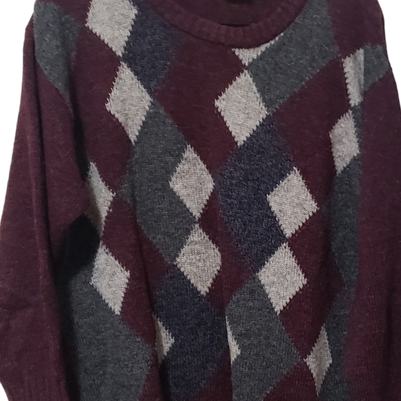 Vintage St. Michael Argyle Shetland Sweater - Picture 8 of 8